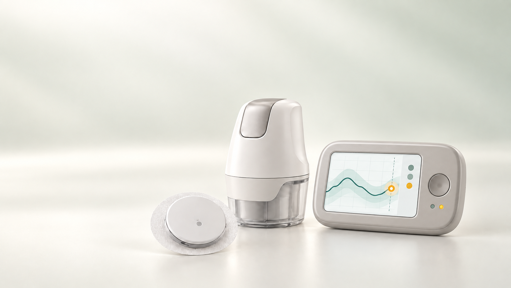 CGM 连续葡萄糖监测产品概念图